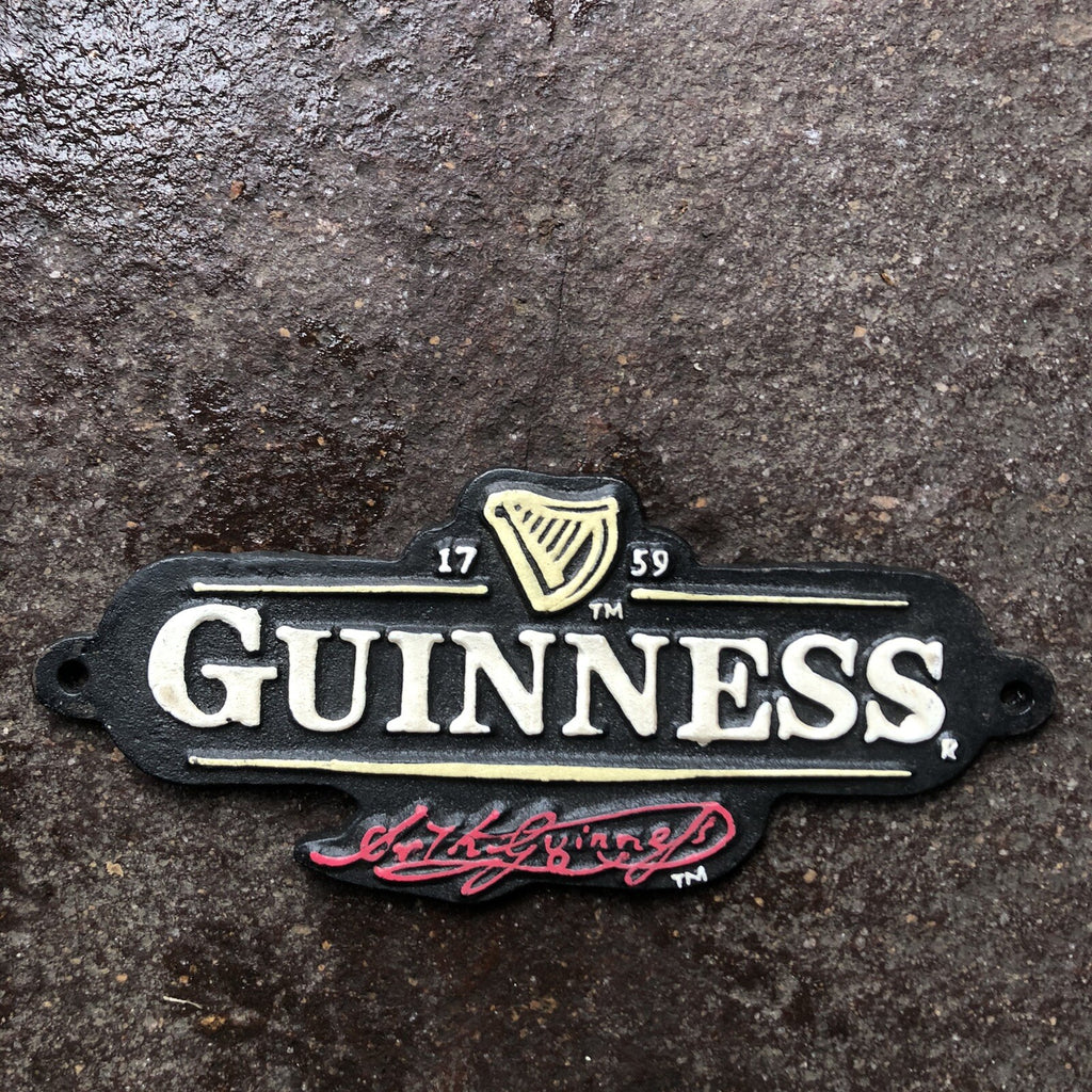 Guinness Cast Iron Sign