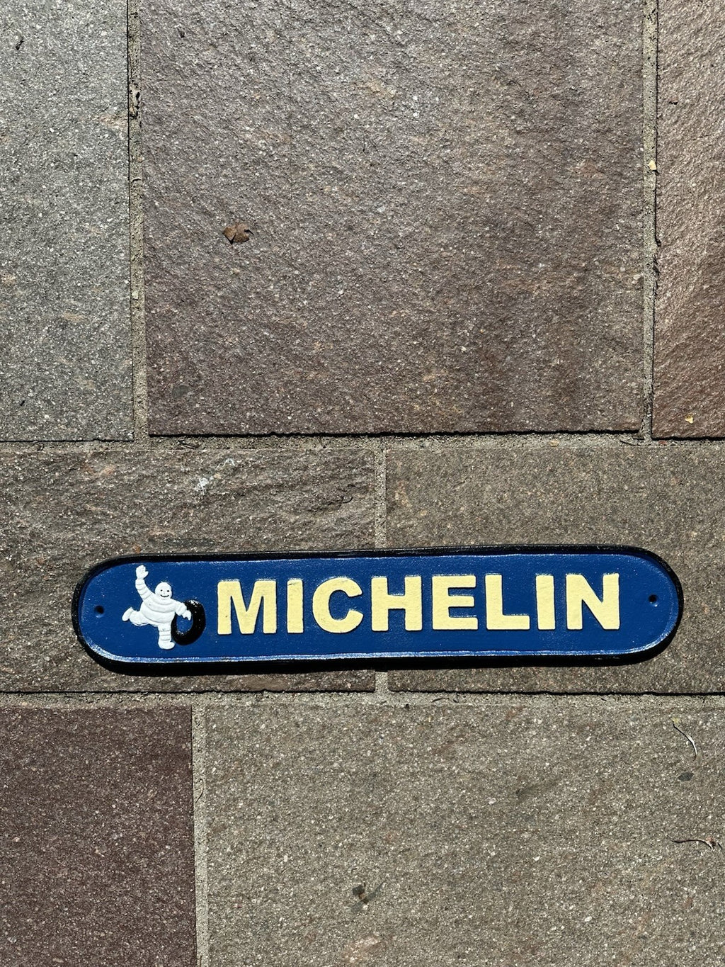 Michelin Cast Iron Sign 30x20 Cms