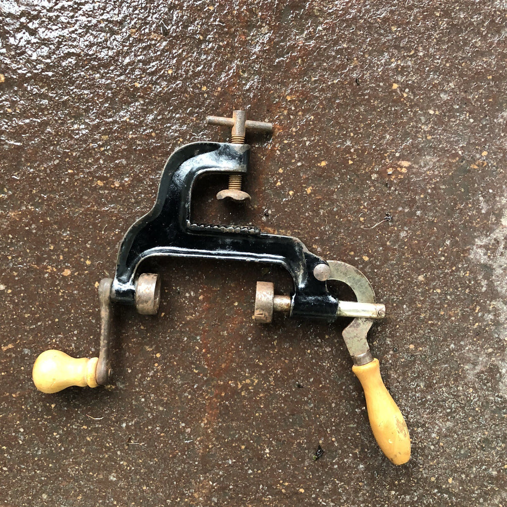 Vintage Wood Iron And Steel Cartridge Maker