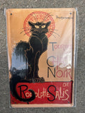 tournee du chat noir Metal Sign 