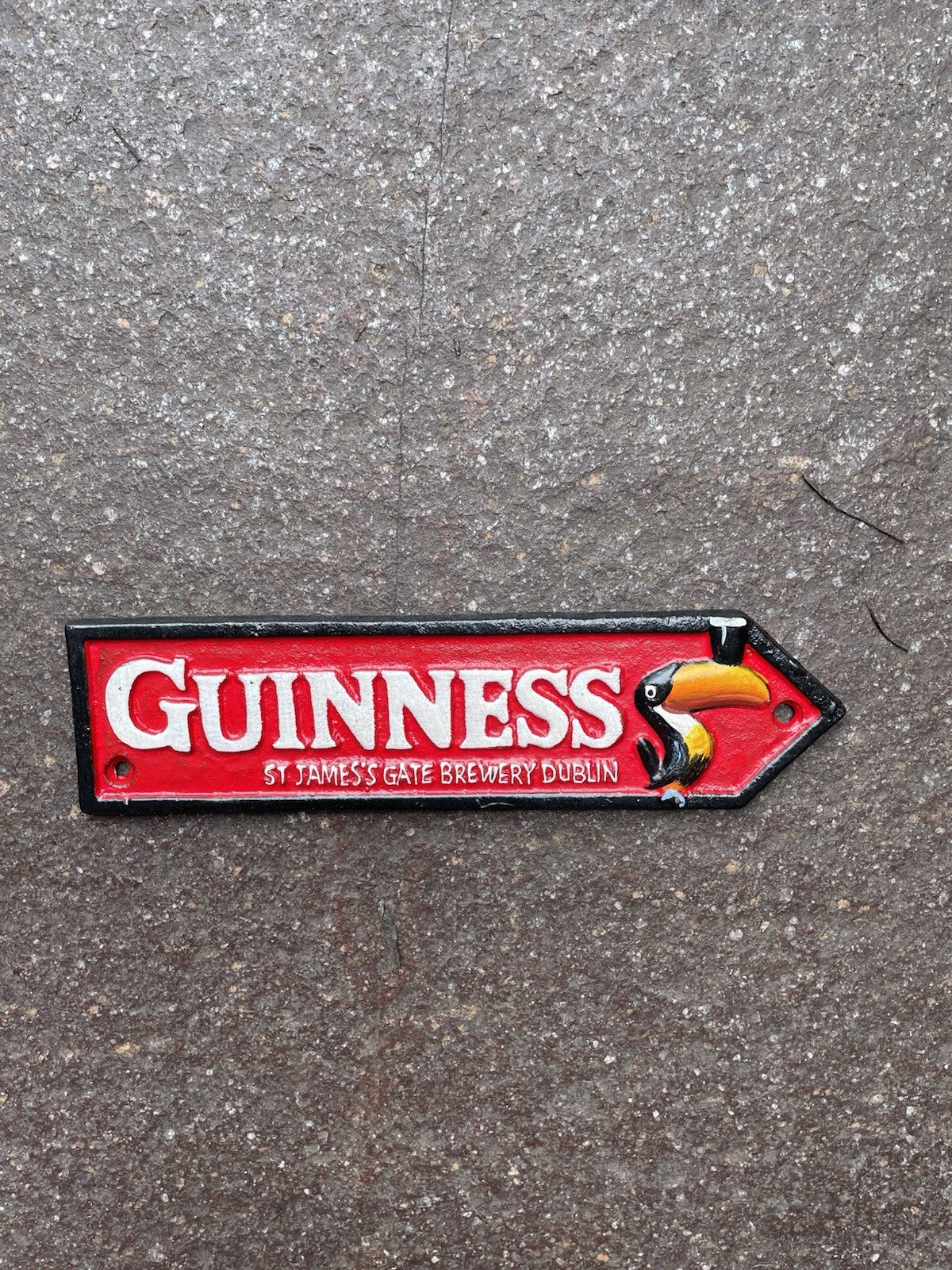 Guinness Cast Iron Sign 
