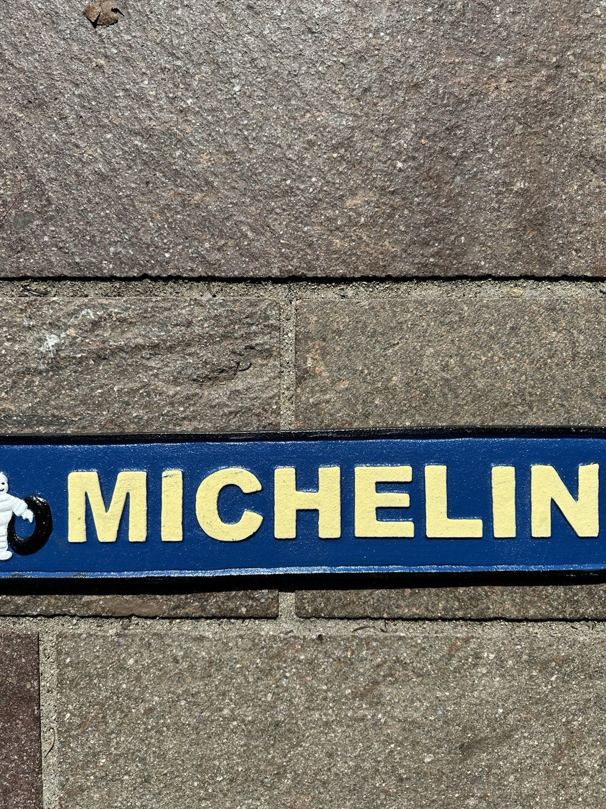 Michelin Cast Iron Sign 30x20 Cms