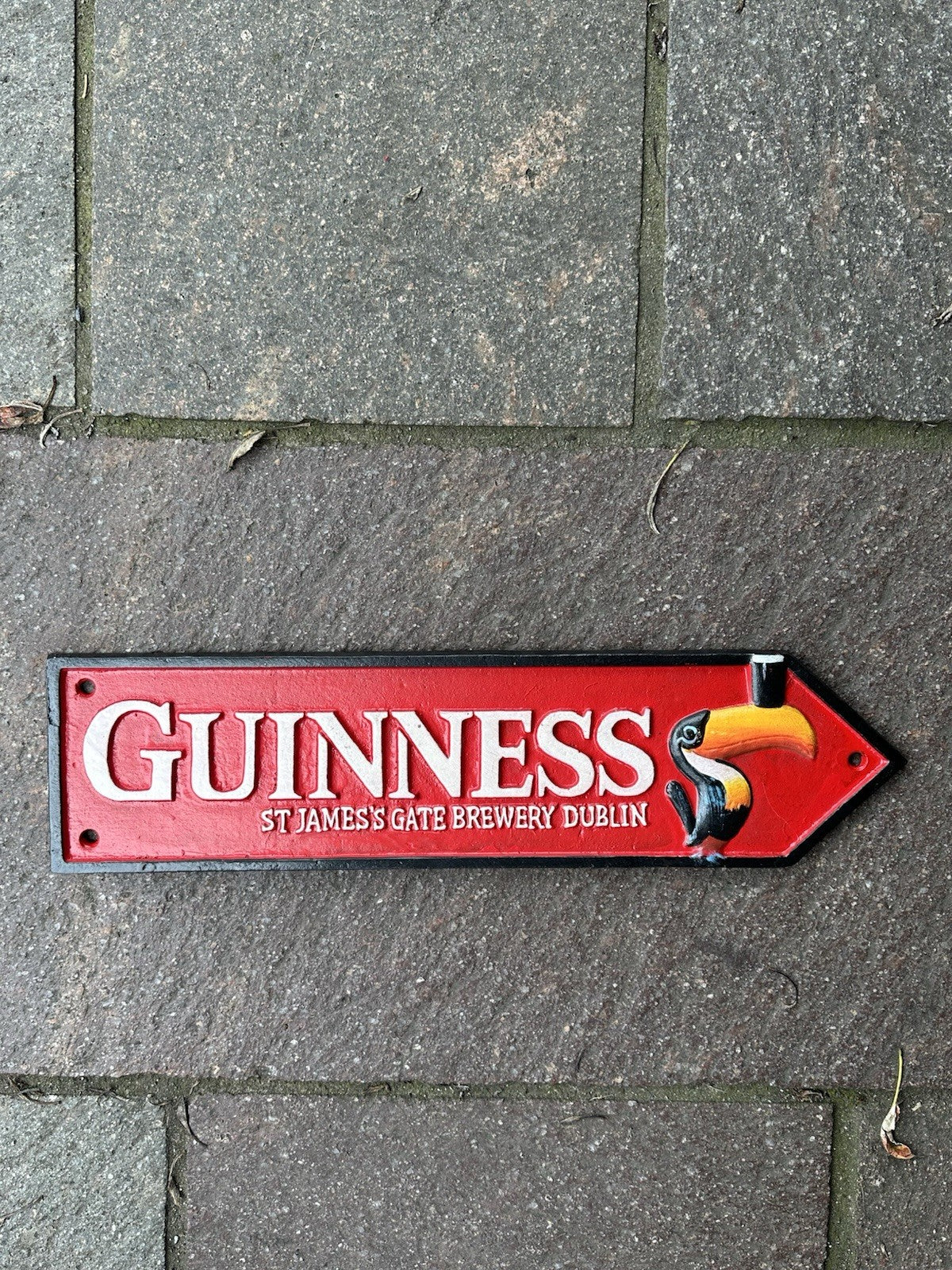Guinness Cast Iron Sign 