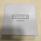 Spaceform Christening Glass Block 3 Inches Square Very Fine Scratch On Front