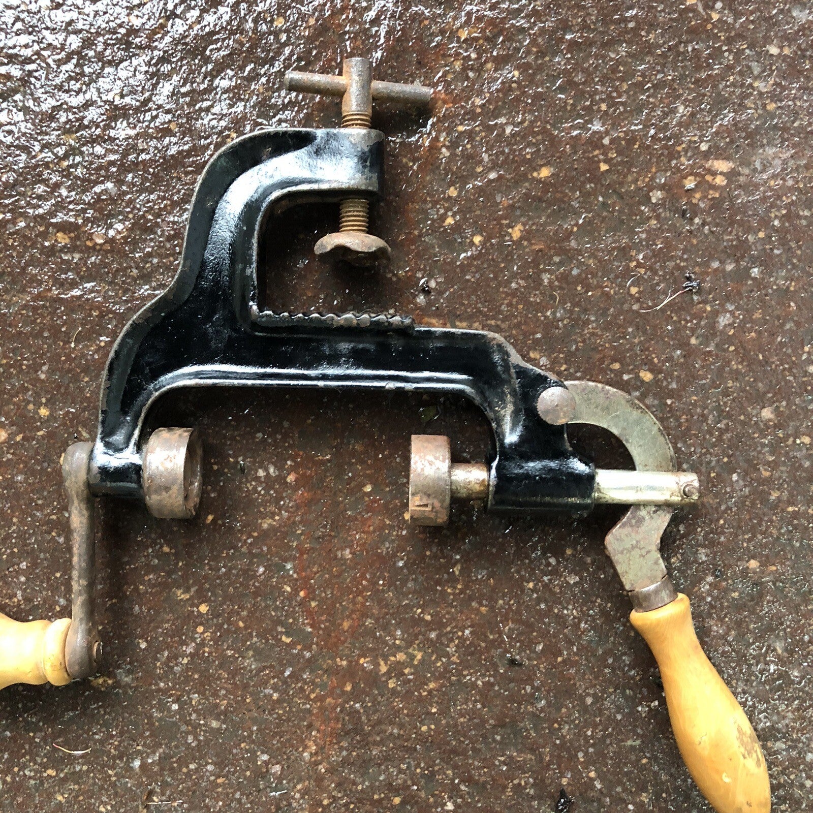 Vintage Wood Iron And Steel Cartridge Maker