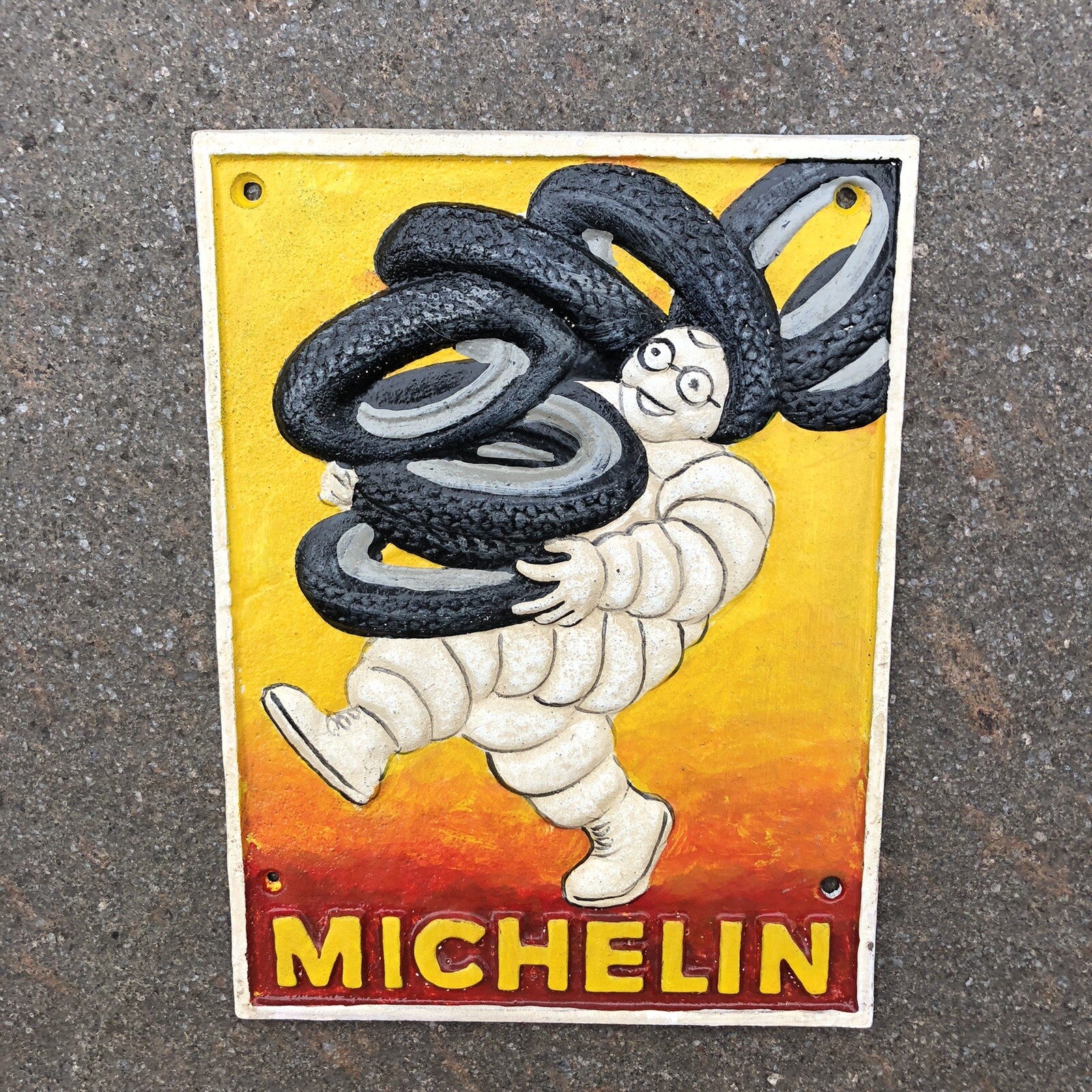 Michelin Cast Iron Sign
