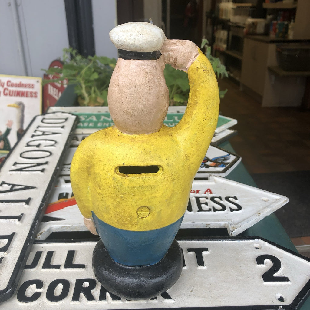 BP Cast Iron Money Man Box