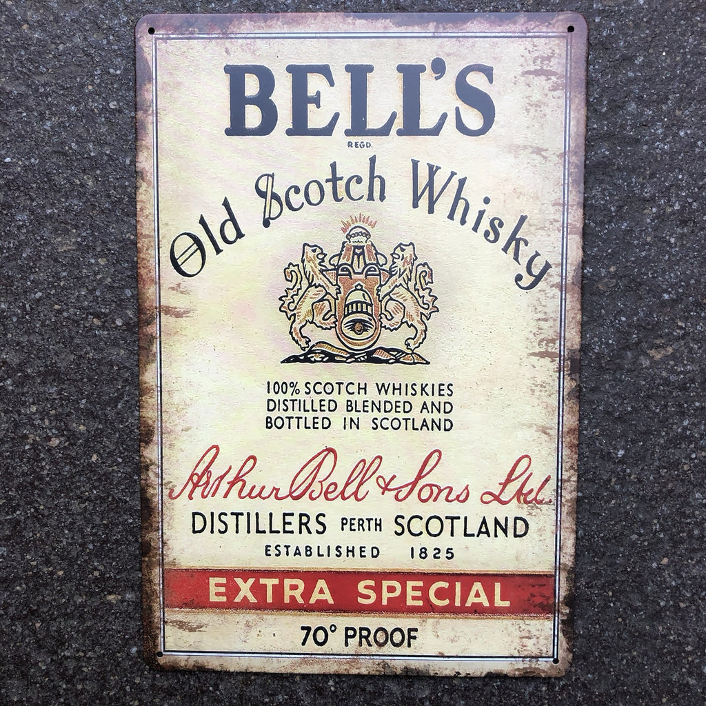 Bells Old Scotch Whisky Metal Sign New Design