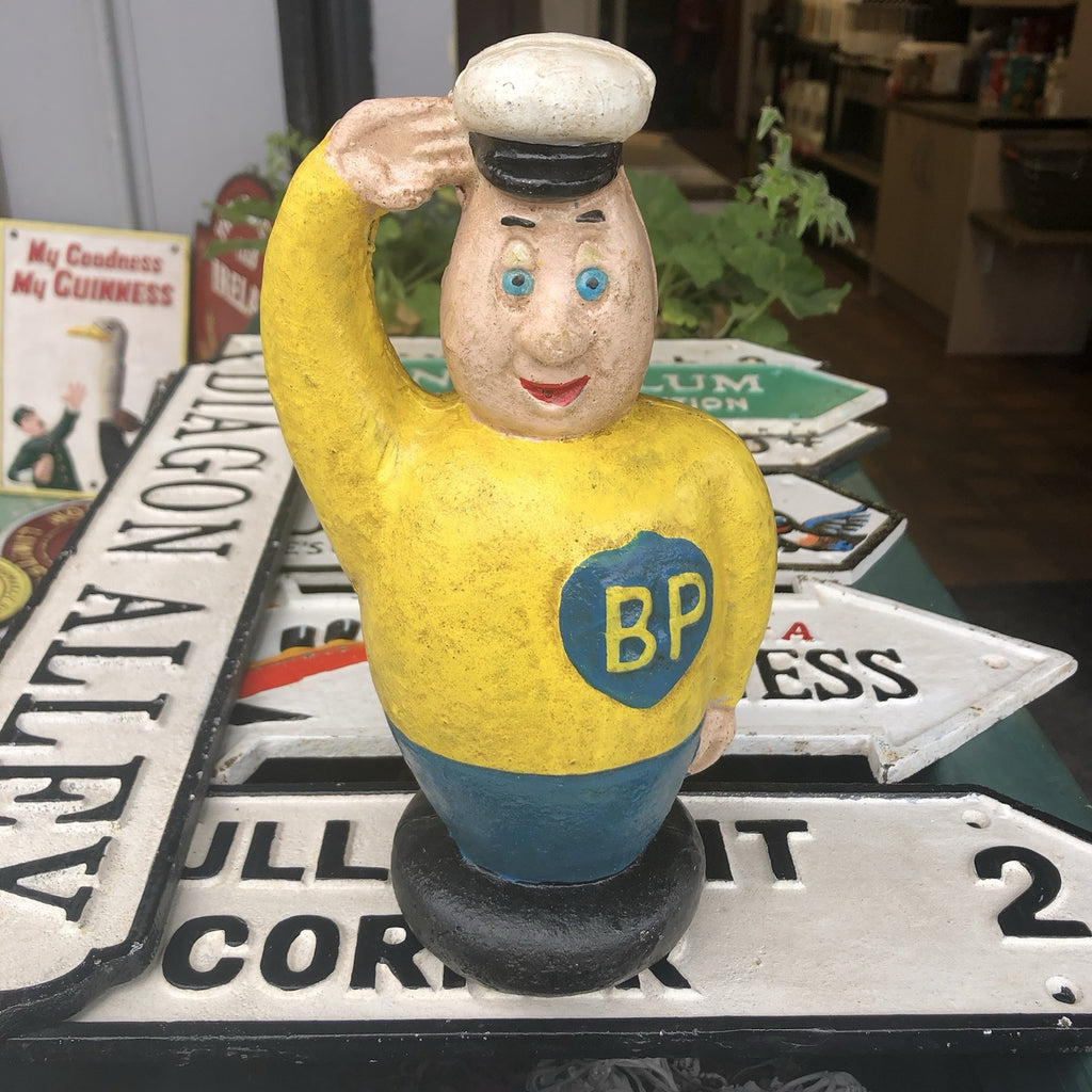 BP Cast Iron Money Man Box