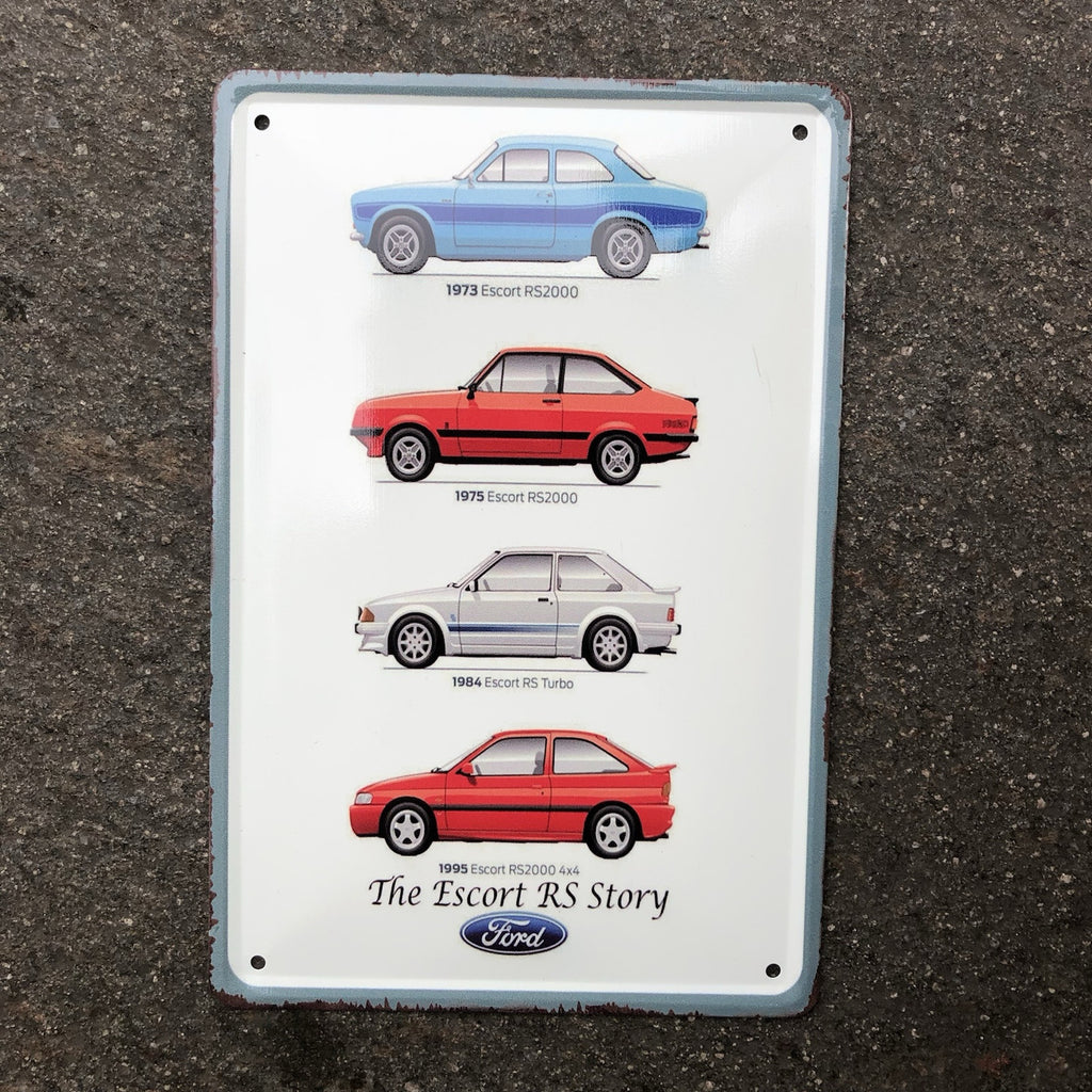 Escort R/S Story Metal Sign New Design