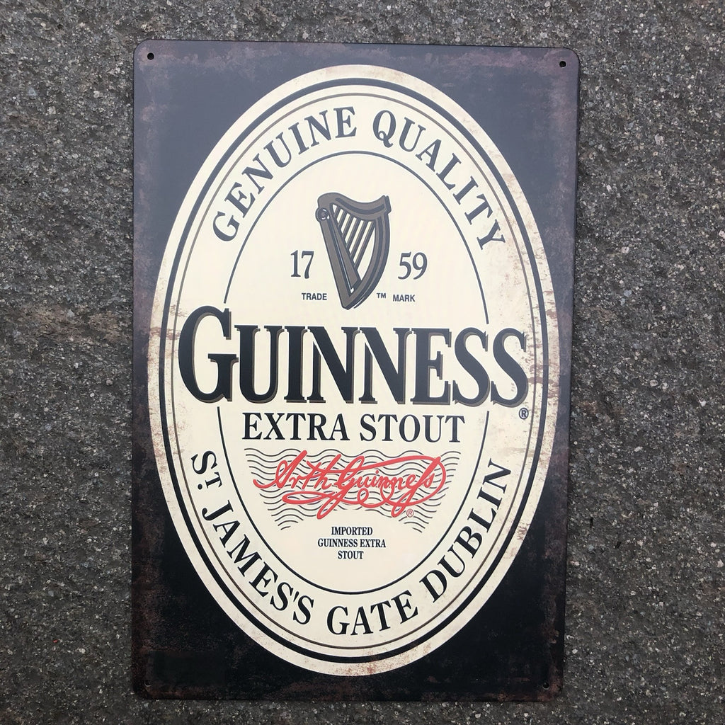 Guinness Extra Stout  Metal Sign New Design