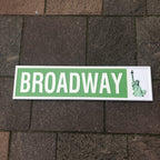 Broadway Metal Sign