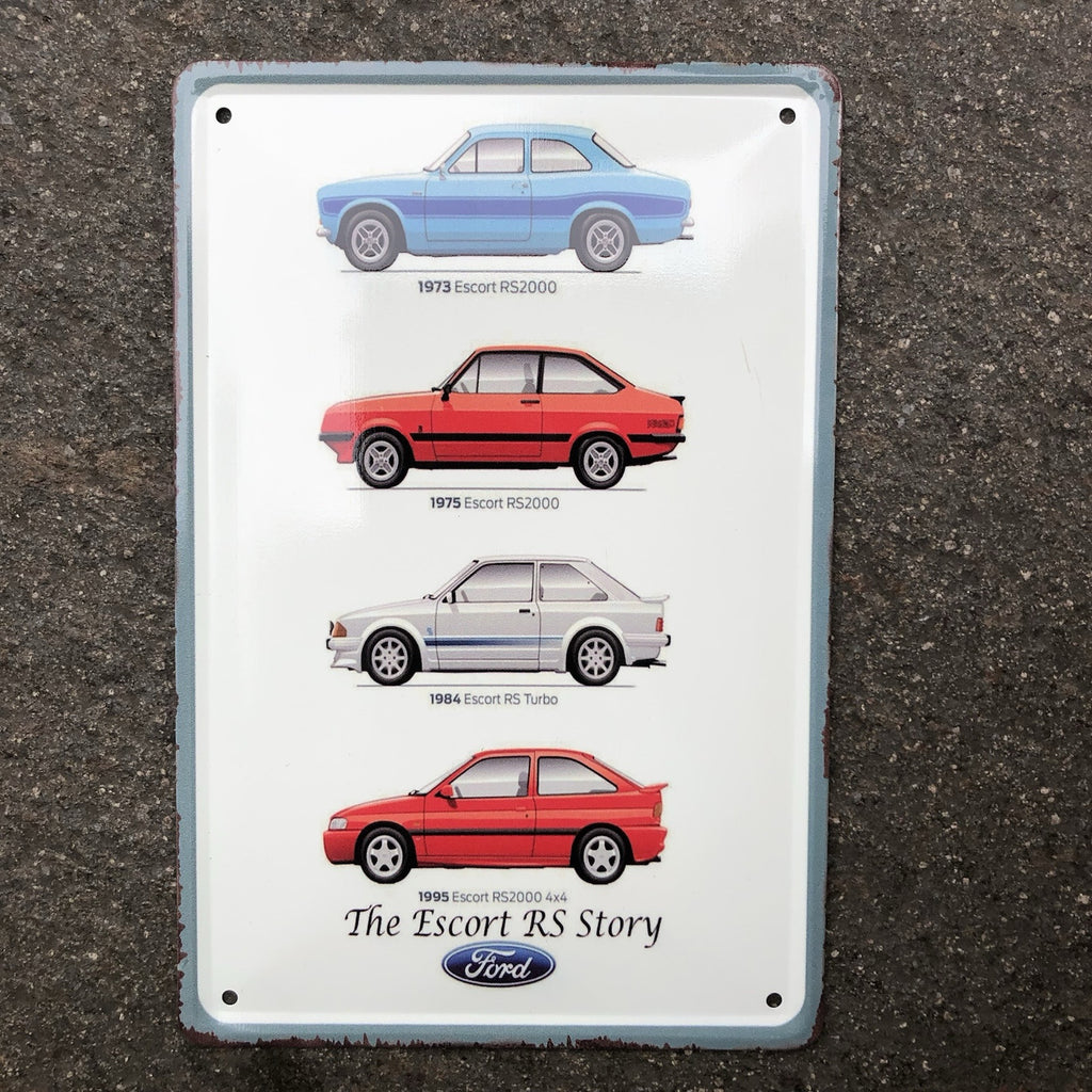 Escort R/S Story Metal Sign New Design
