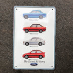 Escort R/S Story Metal Sign New Design