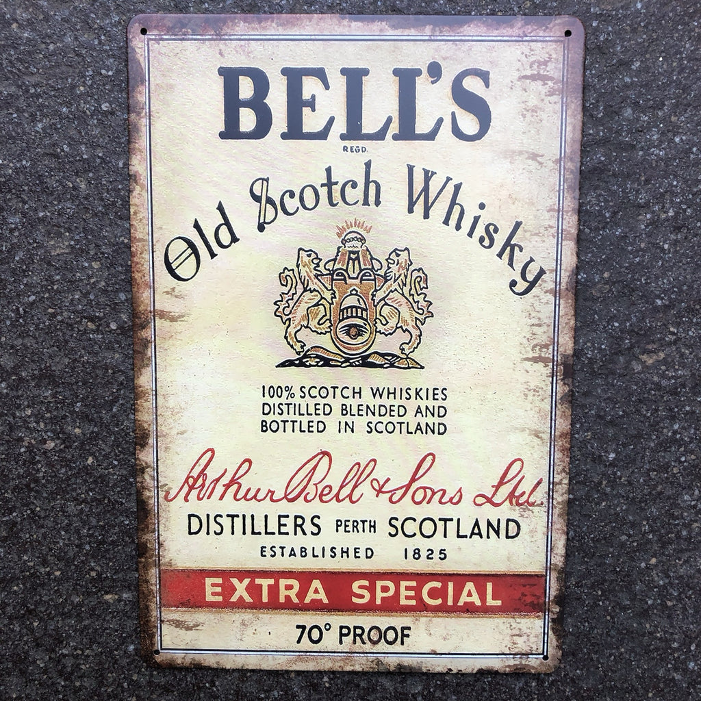 Bells Old Scotch Whisky Metal Sign New Design