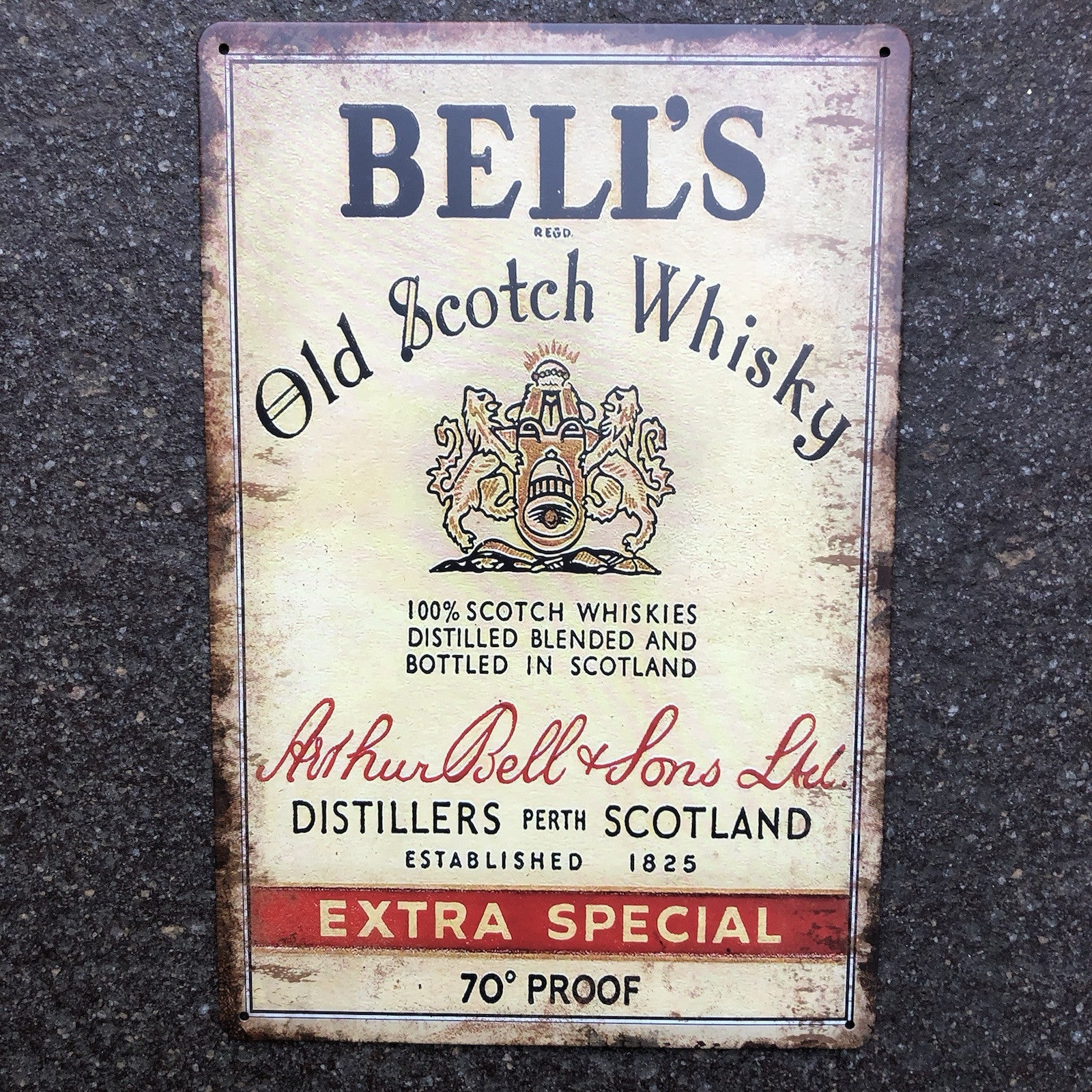 Bells Old Scotch Whisky Metal Sign New Design