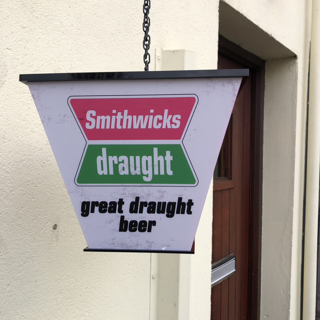 Guinness/ Smithwicks Four Sided Hanging Light