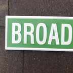 Broadway Metal Sign