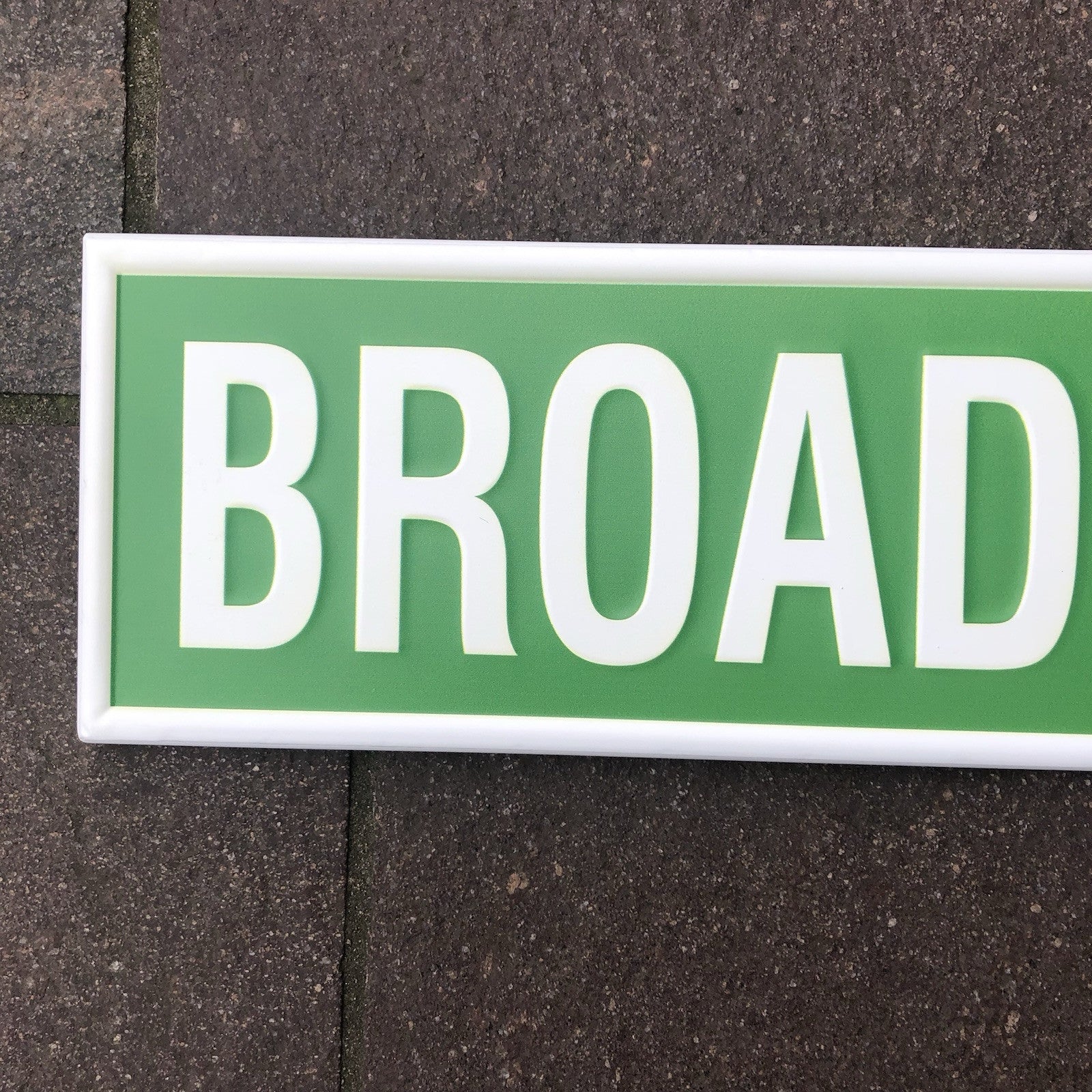 Broadway Metal Sign